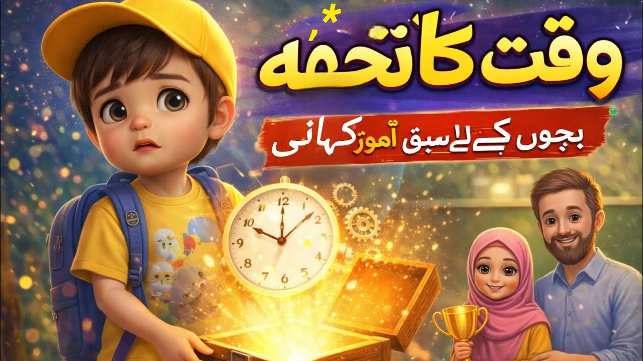 Importance of time . Waqat ke qadar karain. Waqat ka tohfa moral story. Time surprised. #ai #fyp 