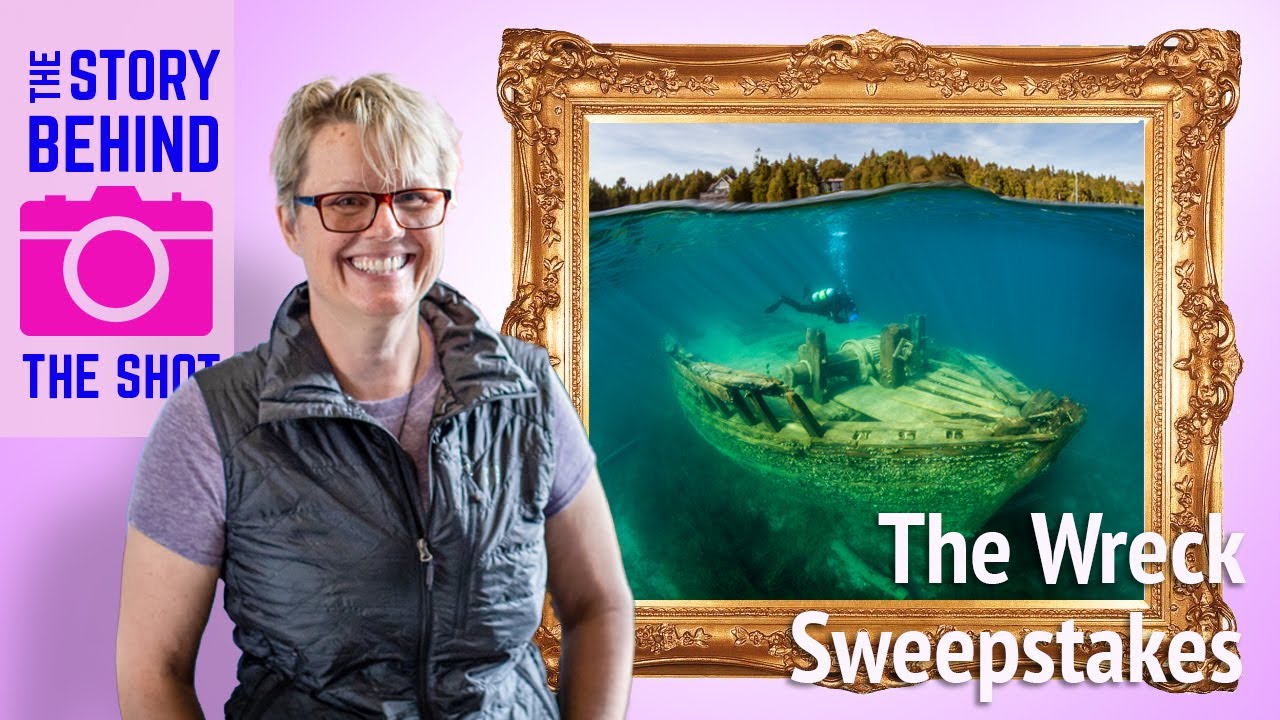 How a Pro Underwater Photographer Shoots a Shipwreck - The Story Behind the Shot - The Sweepstakes