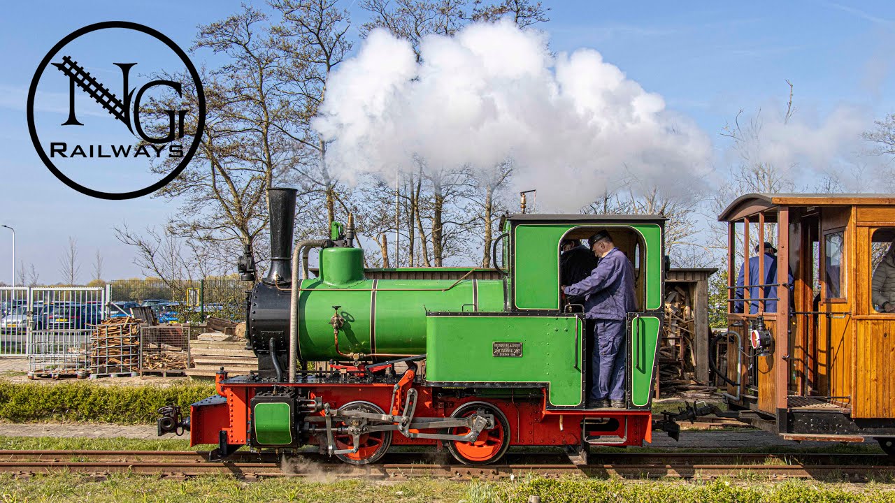 16 april 2022 Eerste rijdag 2022 bij Stoomtrein Katwijk-Leiden