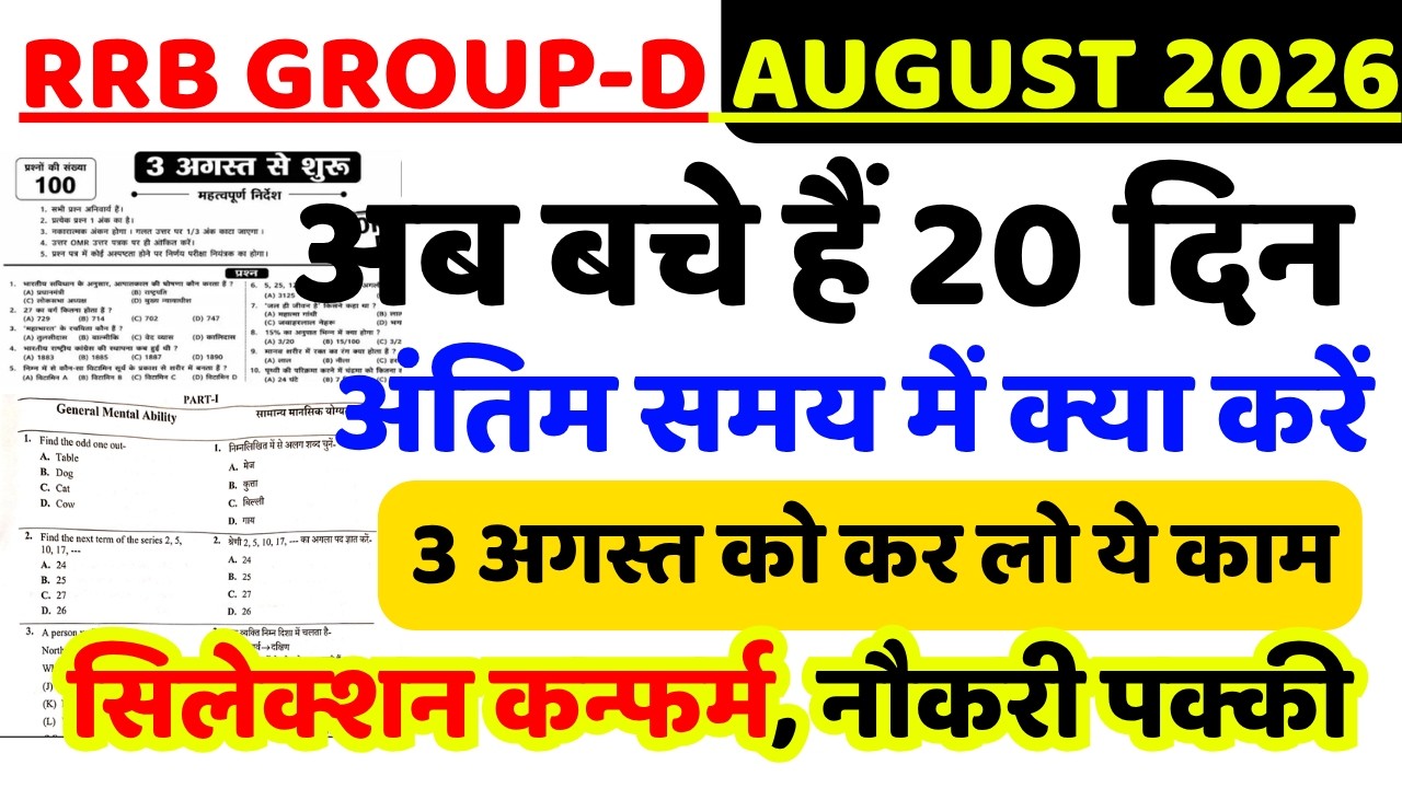 Railway Group D Previous Year Question Paper | RRB Group D Paper 2026 | Group D Previous Year Paper