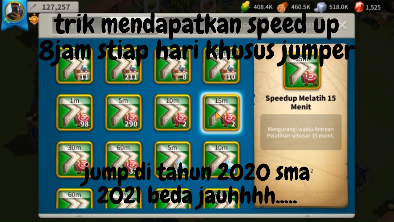 cara membuat dan memaksimalkan akun JUMP F2P terbaru di tahun 2021 rise of kingdom indonesia