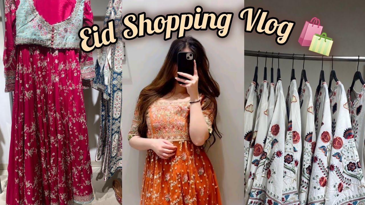 Eid Shopping Vlog | Let's start the Outfit Hunt for Eid at Ethnc and Khaadi.