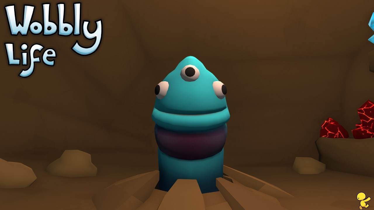 Der Asteroidenwurm in Wobbly Life