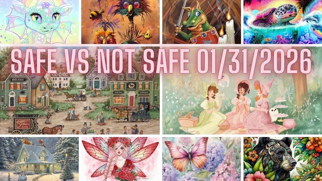 Safe or Not Safe - Diamond Art Club New Releases - January 31, 2026