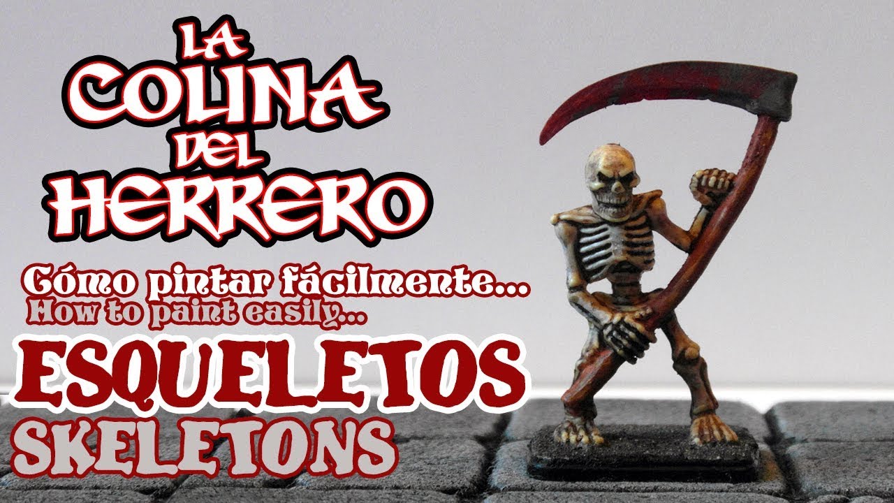Cómo pintar fácilmente... Esqueletos / How to paint easily... Skeletons