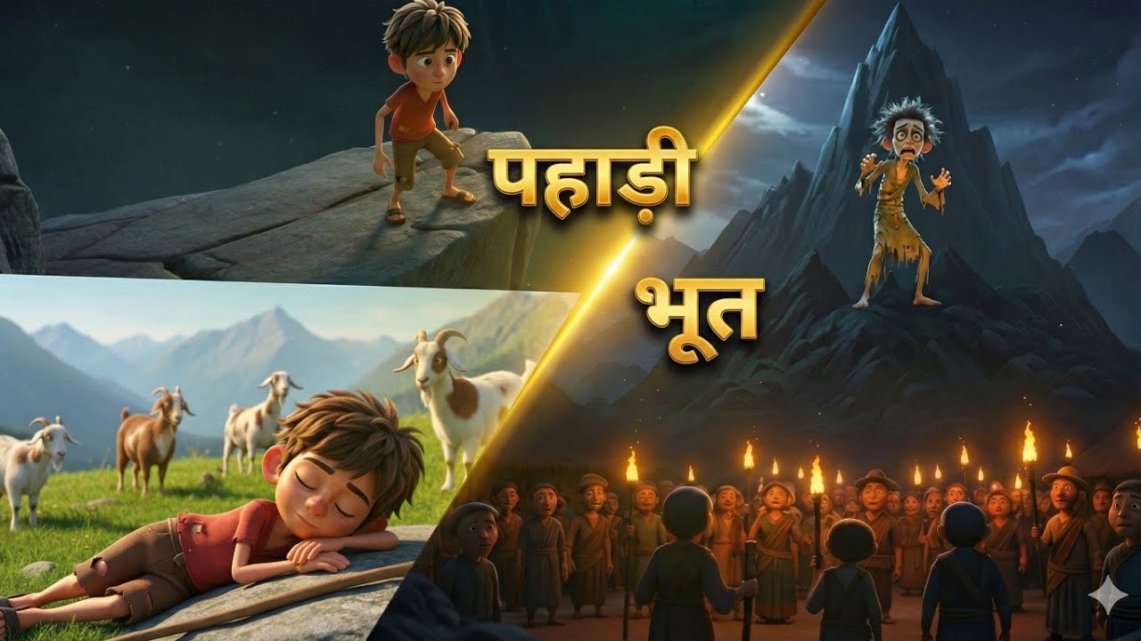 Pahadi Bhoot | पहाड़ी भूत | 3D CGI Horror Animation | Hindi Stories 2026 #cartoon #animation 