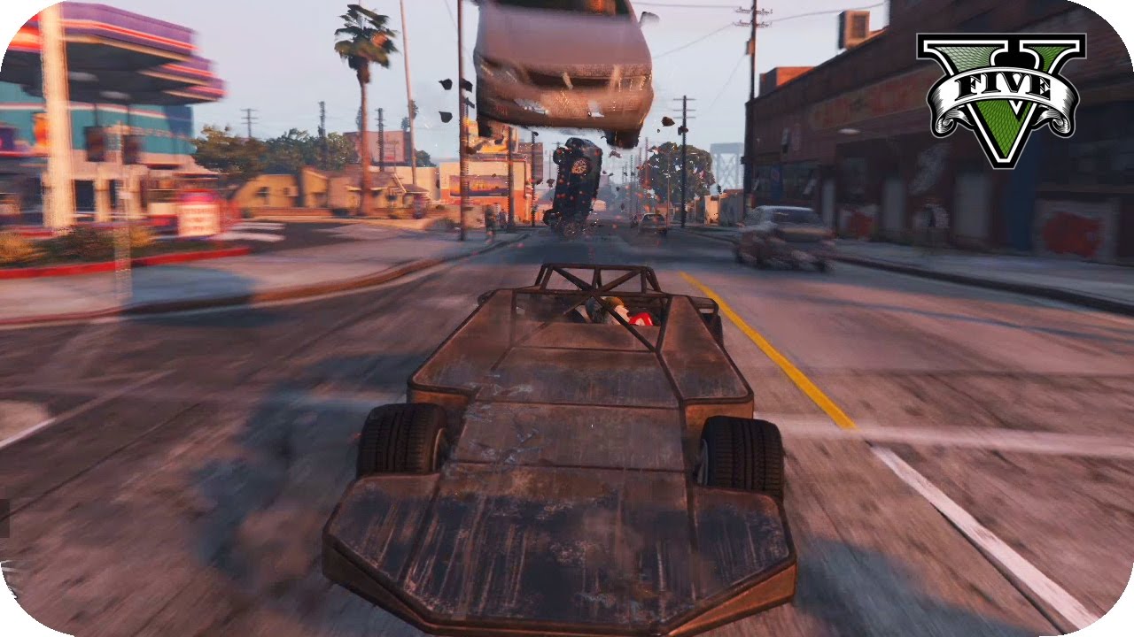 ¡PUTA LOCURA! UN COCHE QUE HACE DE RAMPA Y EL GARAJE DE BATMAN!!