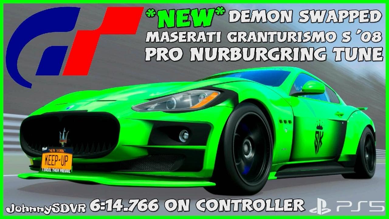 *NEW* GT7 - SWAPPED Maserati Gran Turismo S '08 Pro Tune | Nurburgring Demon Setup | Gran Turismo 7