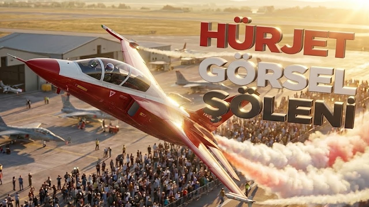 HÜRJET GÖRSEL ŞÖLENİ BU VİDEODA - HURJET AIRSHOW IS A VISUAL SPECTACLE IN THIS VIDEO.