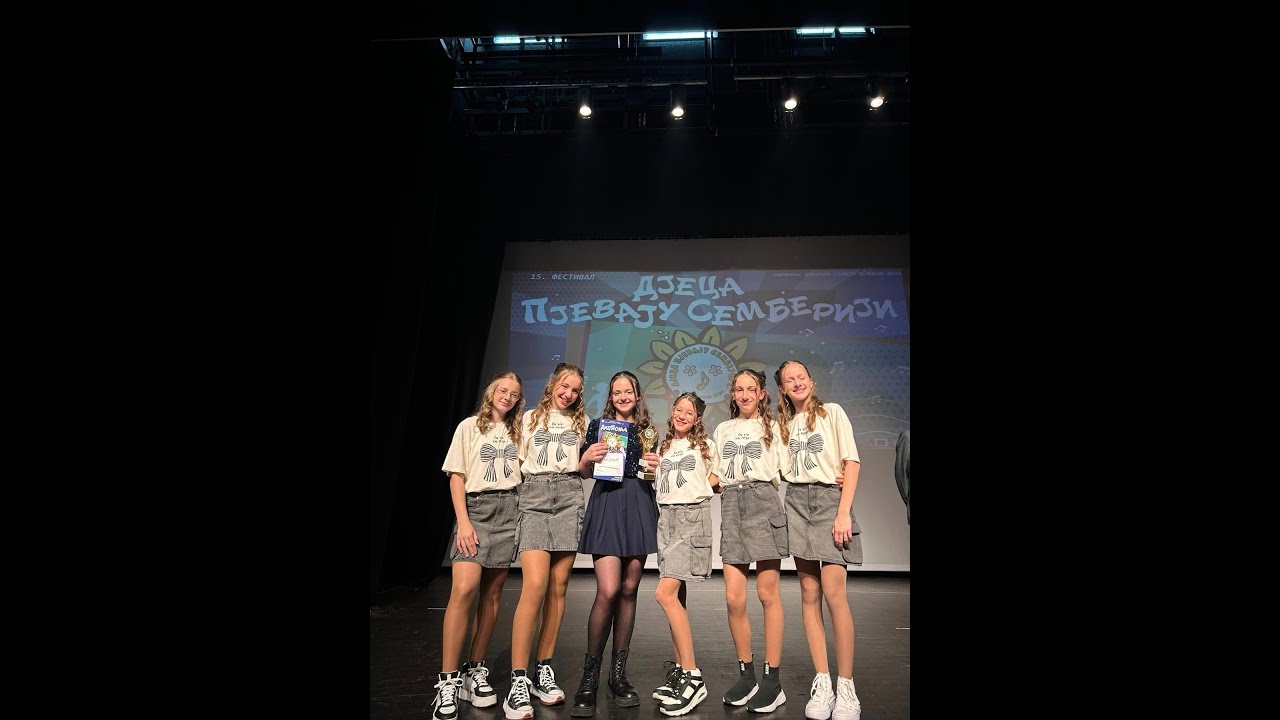 Djeca pjevaju Semberiji Bijeljina 2024 GRAN PRIX FESTIVALA-Dunja Jović,7.r.-pjesma MOJA TAJNA