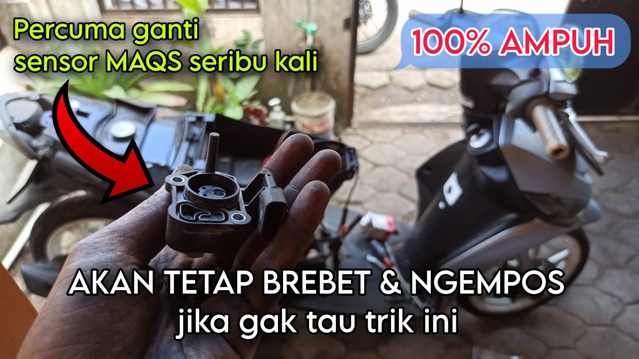 Mio j percuma ganti sensor MAQS seribu kali gak akan sembuh brebetnya jika gak tau trik ini,PENTING!