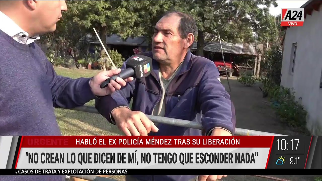 💬 EXCLUSIVO #A24: HABLÓ EL EX POLICÍA LIBERADO EN EL CASO LOAN
