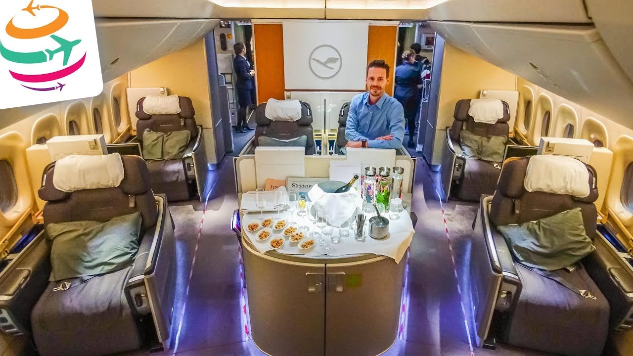 5-Sterne Lufthansa First Class 747-8 & First Class Terminal | YourTravel.TV