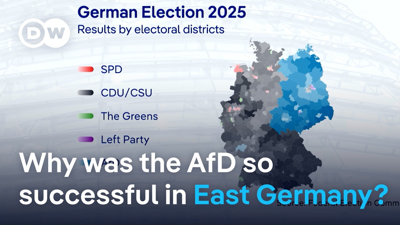 AfD's core support comes from eastern Germany | DW News