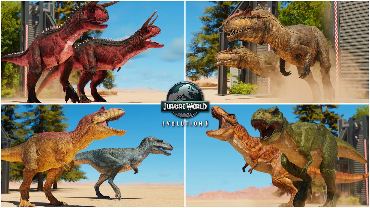 35 Modded Dinosaurs and Flying Reptiles Showcase in Jurassic World Evolution 3