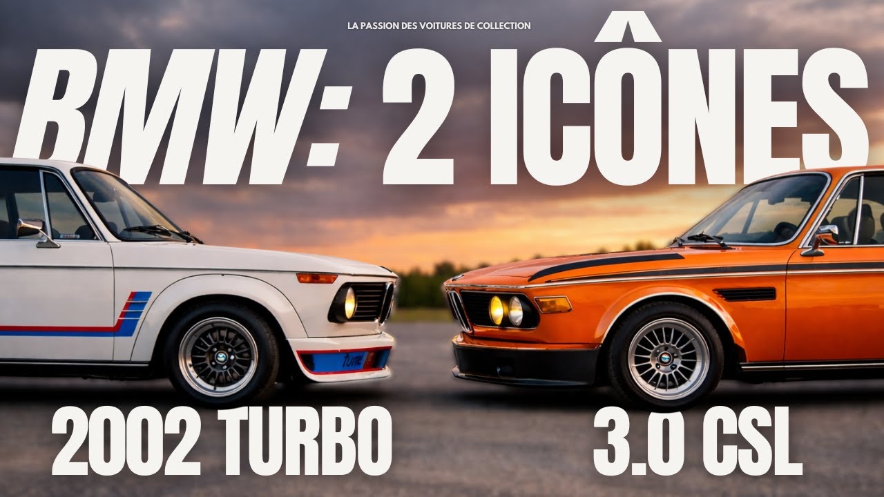 BMW 3.0 CSL vs 2002 Turbo - Les deux voitures qui ont forgé la légende BMW