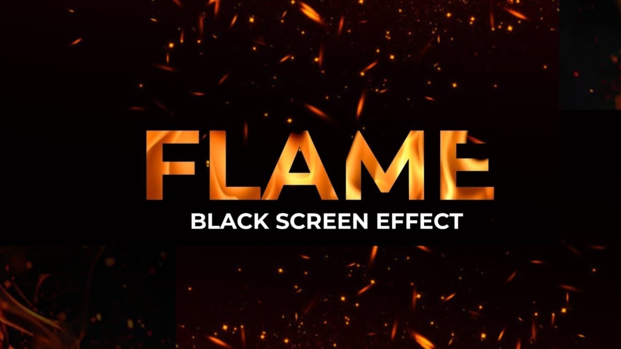 Flame Effect black screen video | Fire flame overlay black screen free video #flameeffect 