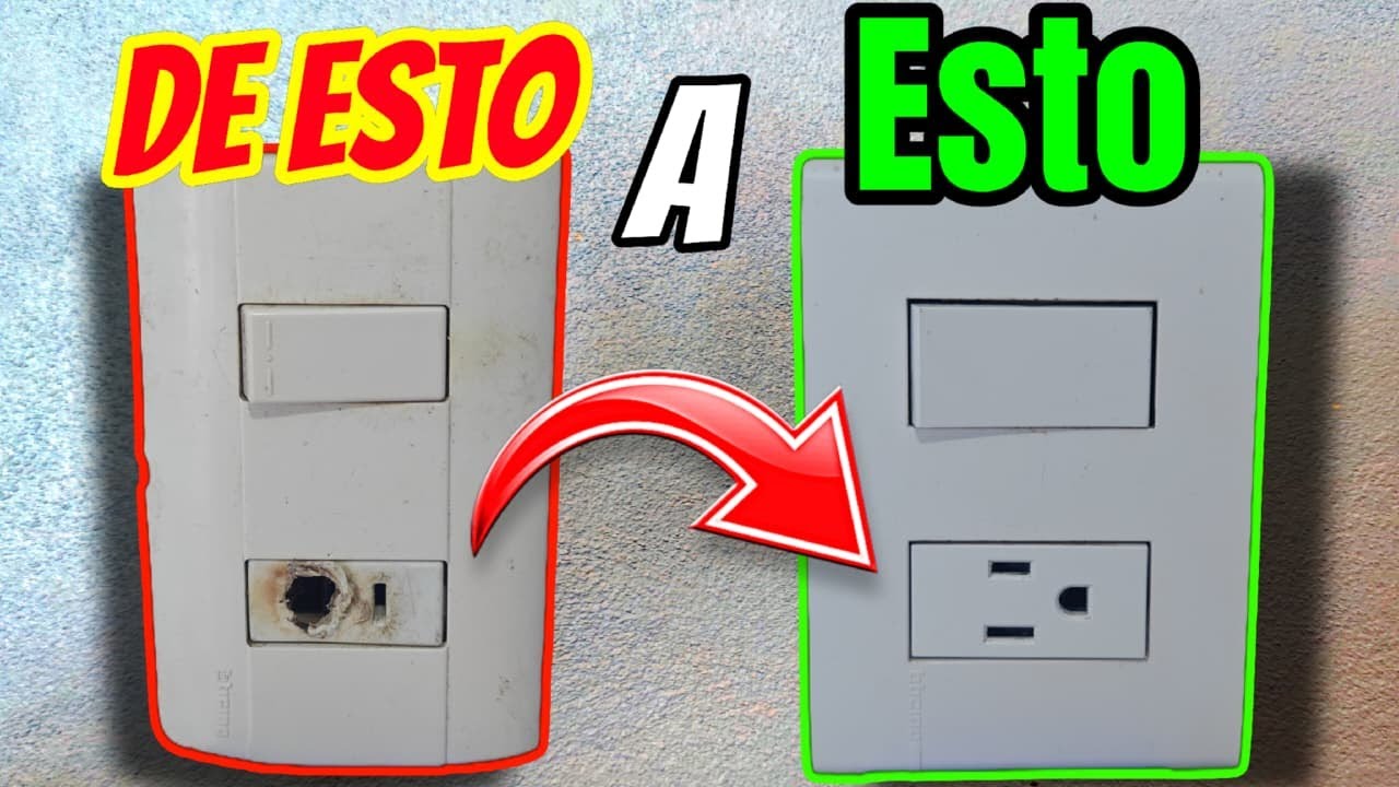 Como Cambiar Un Apagador y Contacto (Facil)