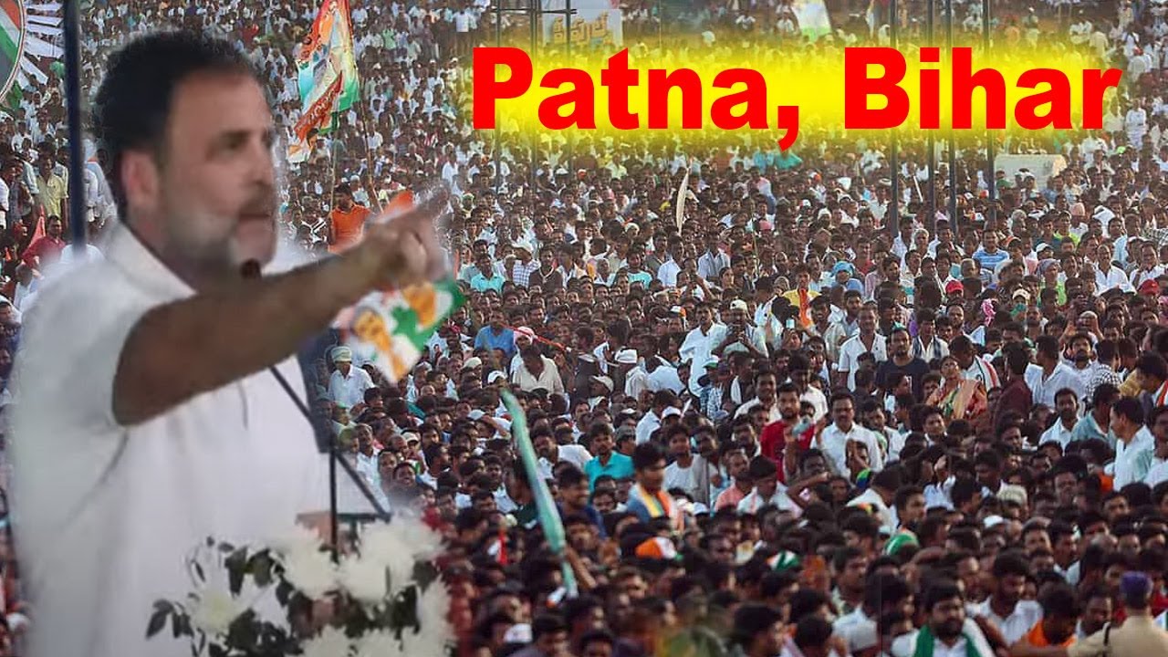 Rahul Gandhi Super Speech At Congresss Public Meeting at Patna, | Bihar | YOYO TV Kannada