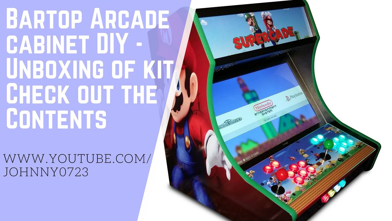 Bartop Arcade Cabinet Deluxe from Game Room Solutions - Unboxing