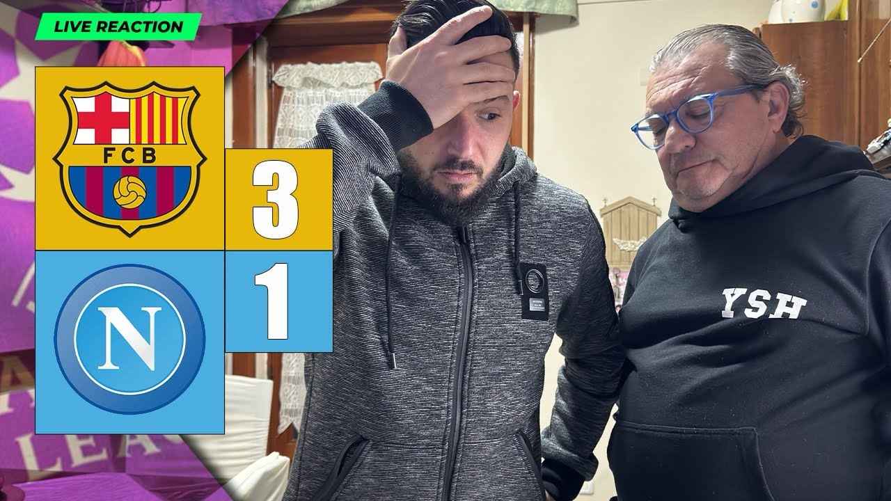 SOGNO FINITO‼️ BARCELLONA-NAPOLI 3-1 ADDIO ALLA CHAMPIONS.