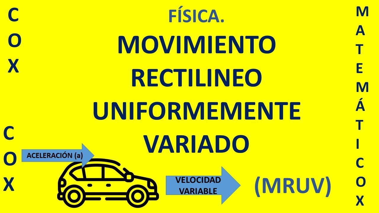 108) MOVIMIENTO UNIFORMEMENTE VARIADO