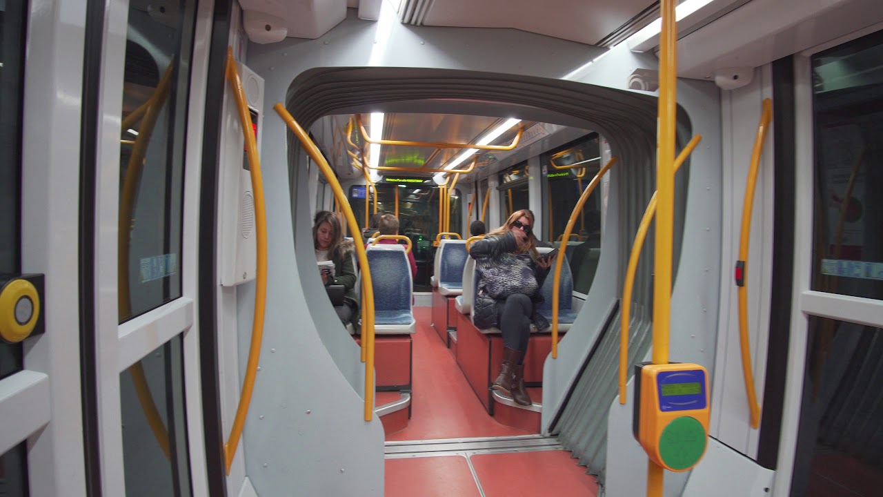 Spain, Madrid, Metro Light ride from Palas del Rey to Maria Tudor