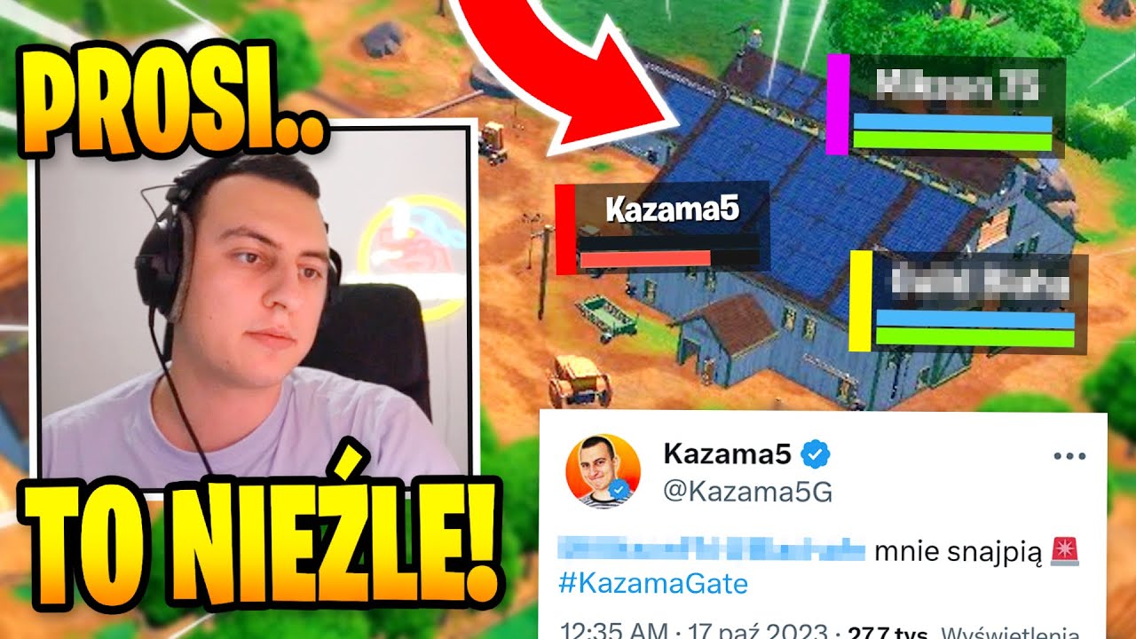 ❌ KAZAMA DOSTAJE *STREAM SNIPE* OD PROSÓW NA RANKEDZIE! *KAZAMA GATE* ~ KULARZ SZOTY