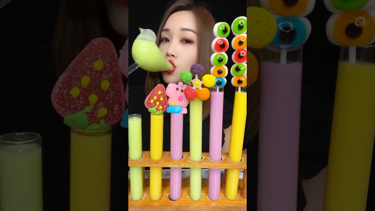 [ASMR] &lrm;@AsmrWD&nbsp;신기한물먹방 #ASMRDRINKING #물먹방 #아이스크림 #546