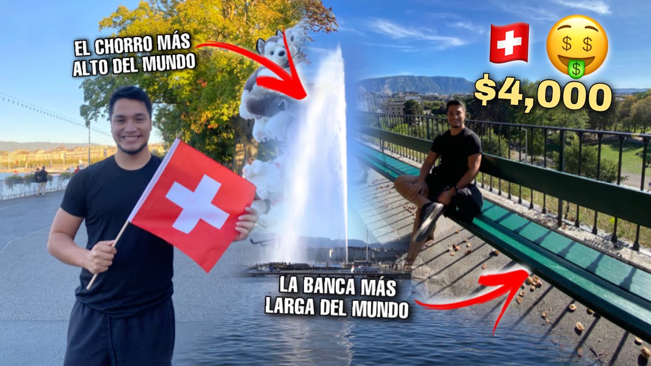 ¡AQUÍ EL SUELDO MÍNIMO ES DE $4000! 🇨🇭🤑 Así es la ciudad de GINEBRA