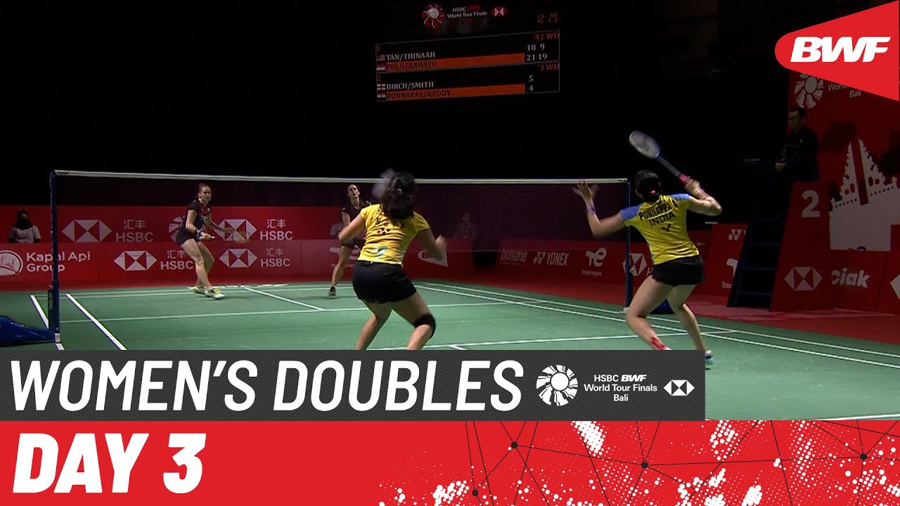 BWF World Tour Finals 2021 | Birch/Smith (ENG) vs Ponnappa/Reddy (IND) | Group B