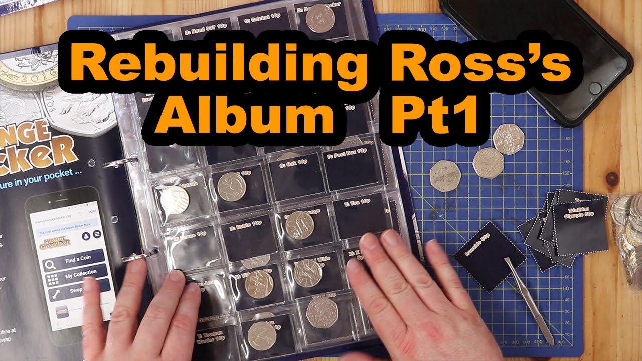Rebuilding a Coin Album - Ross's Album Pt1