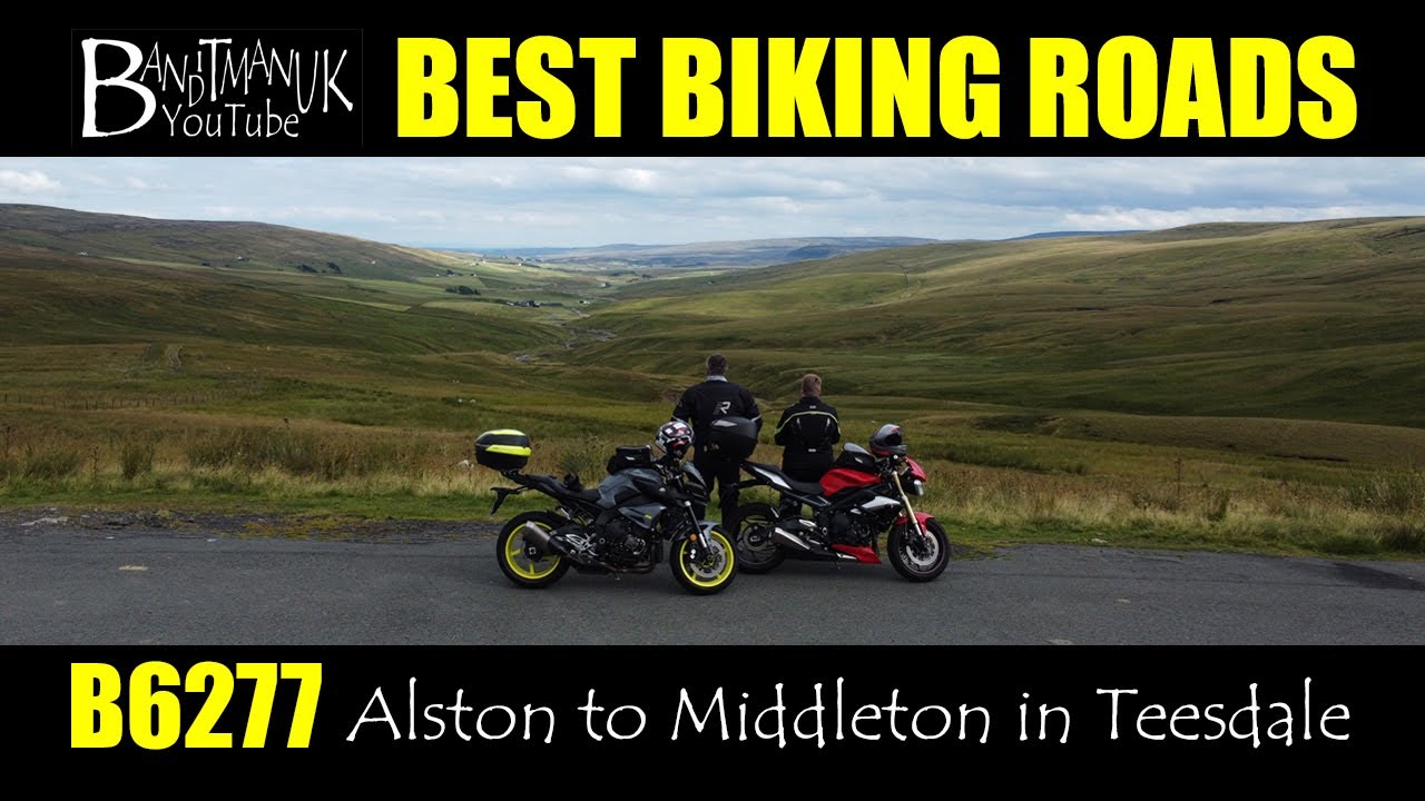 Best Biking Roads, B6277 Alston to Middleton in Teesdale. MT10 & Street Triple
