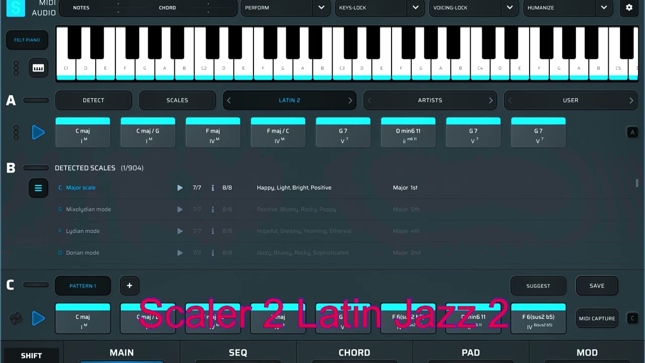 Scaler 2 Latin Jazz 2