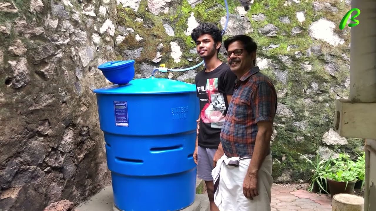 BIOTECH INDIA - Turbo High Pressure Biogas Plant - Approved by Suchitwa Mission Government of Kerala