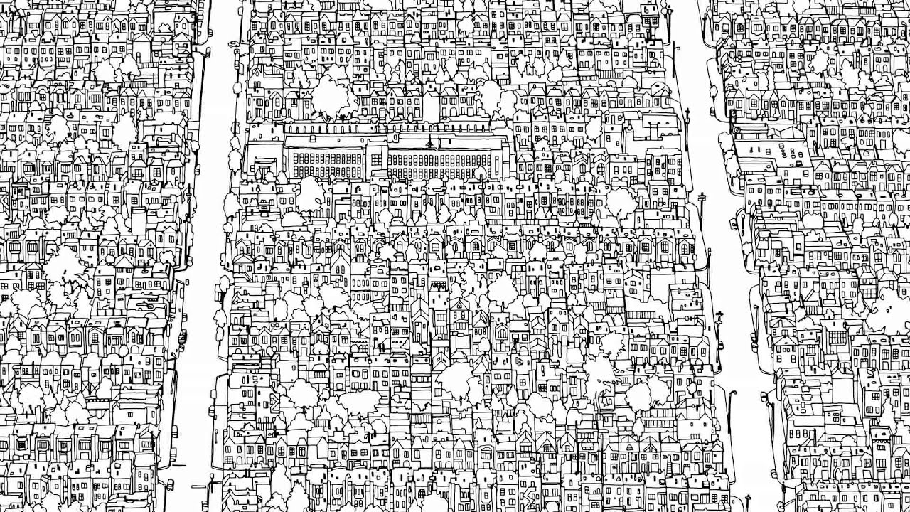 Fantastic Cities: A Coloring Book of Amazing Places Real and Imagined