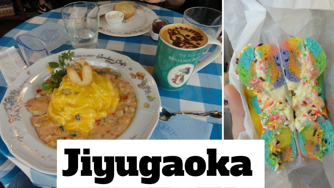 JIYUGAOKA- Rainbow Bagels and Peter Rabbit Cafe!