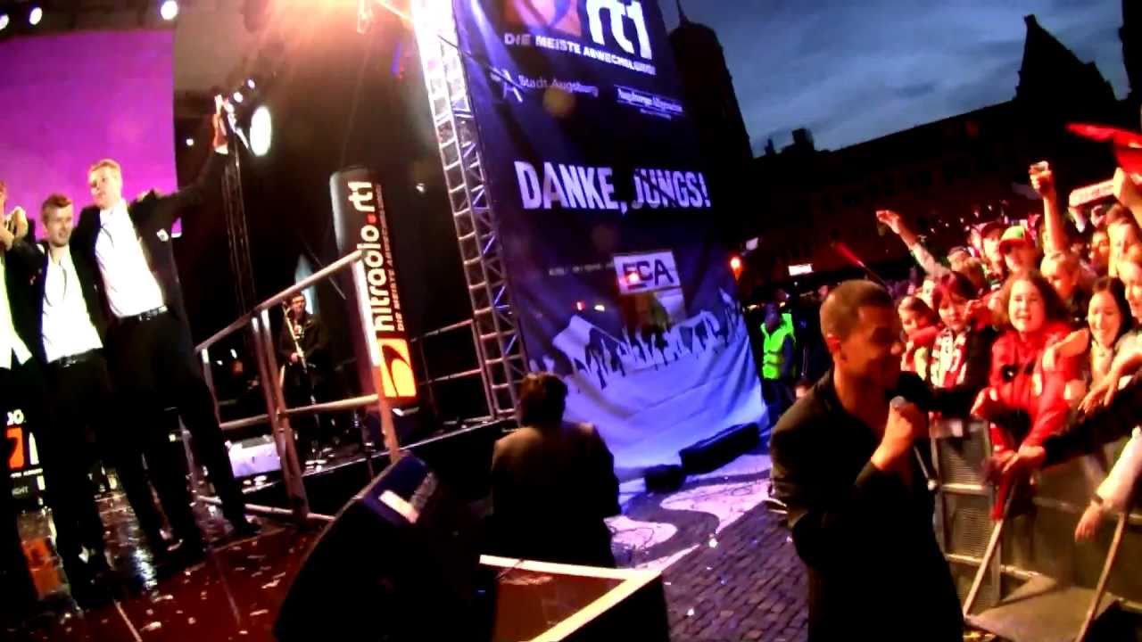 FC Augsburg AUFSTIEG 2011 - Die offizielle Aufstiegsfeier auf dem Rathausplatz (16.05.11)
