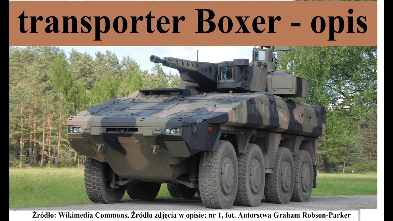 transporter opancerzony Boxer - opis i dane techniczne