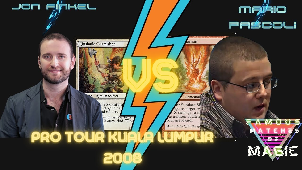 Pro Tour Kuala Lumpur 2008 Finals Jon Finkel Mario Pascoi #mtg #magic #mtgarena #magicthegathering