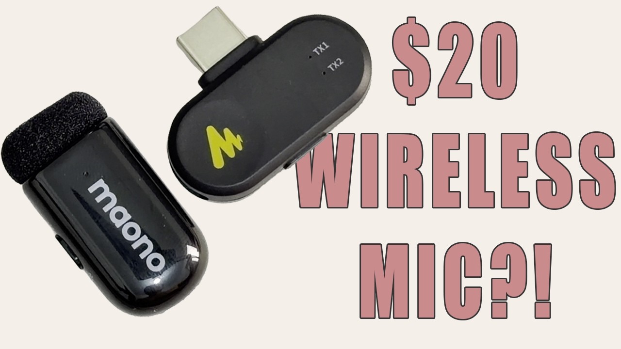 $20 Wireless Lav Mic?! | Maono Wave T1 Mini Unboxing & Sound Test