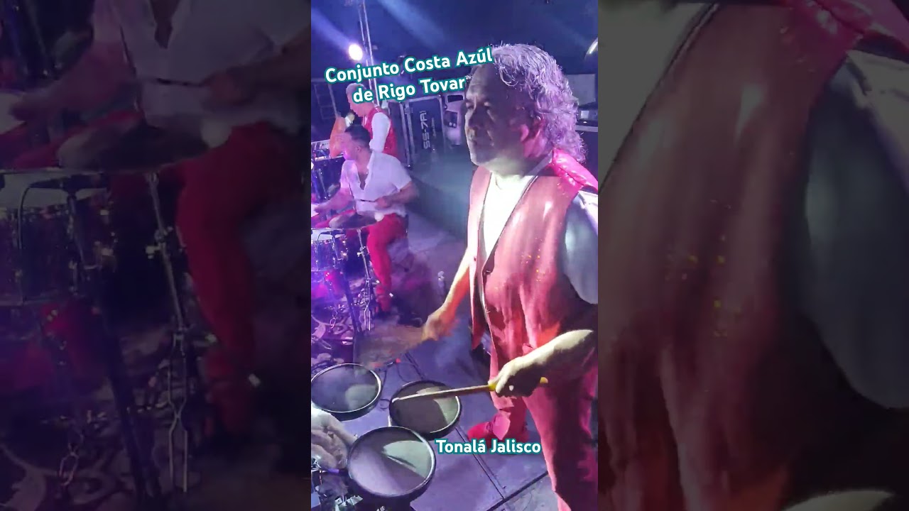 Conjunto Costa Az&uacute;l de Rigo Tovar Tonal&aacute; Jalisco M&eacute;xico  in ears Willy Conga Mazter #envivo #baile