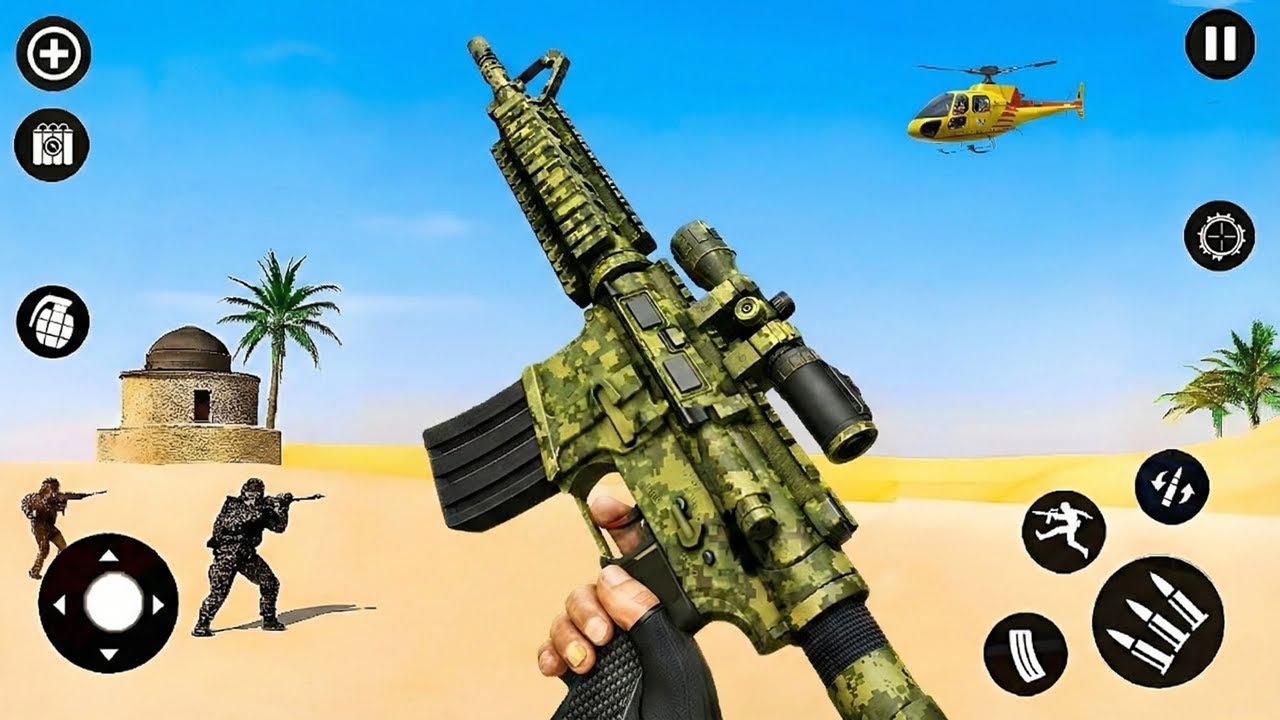 FPS Robot Shooter Strike — Антитеррористическая стрельба — Геймплей на Android