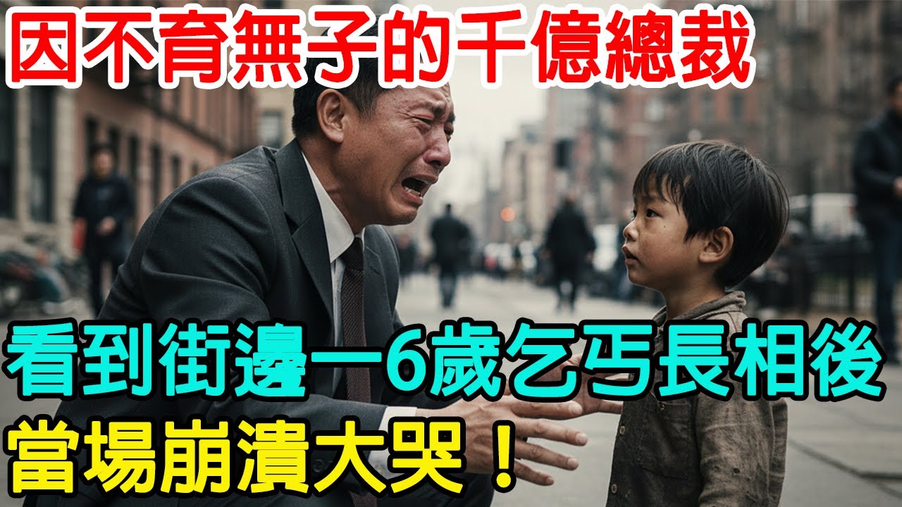 「這個孩子… 怎麼和我小時候一模一樣？」了，因不育被斷言無子的千億總裁，在街邊看到一個 6 歲小乞丐的長相後當場崩潰大哭！#情感故事 #情感共鸣 #感人故事 #感人壹幕 #青瓷故事屋