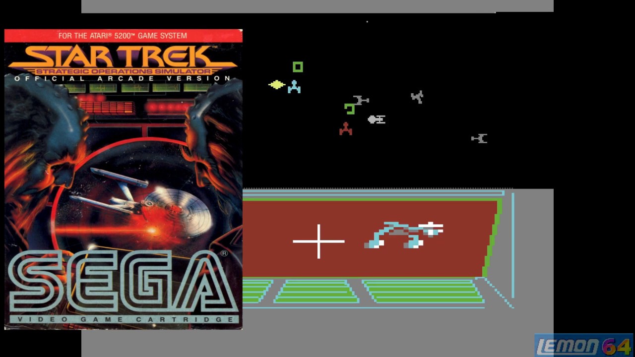 Star Trek S.O.S (C64) - Sega 1983 - Playguide and Review - by Lemonc64.com