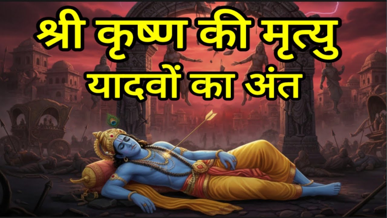 श्री कृष्ण की मृत्यु ओर यादवों का अंत #shorts #ytshorts #krishna #viral #katha 