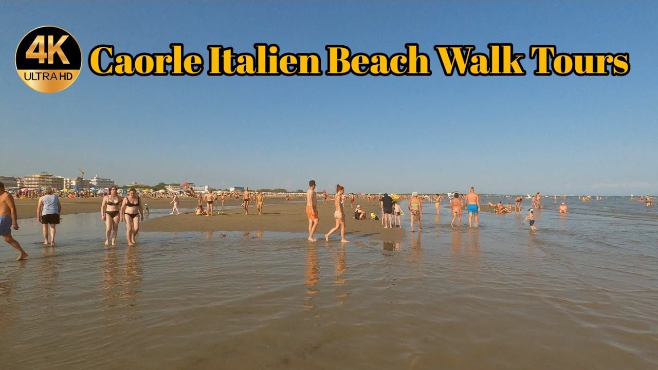 CAORLE Beach 🔥🏖️ Caorle Italien Beach Walk Tours
