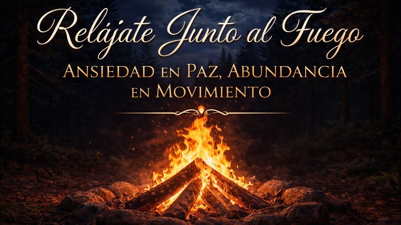 🌿Relájate Junto al Fuego 🔥 Ansiedad en Paz, Abundancia en Movimiento
