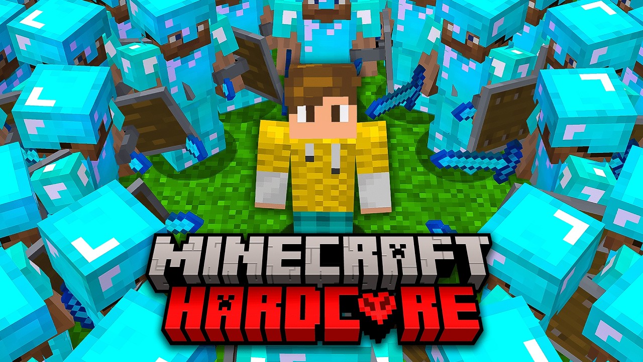 Survivre à 50 Joueurs en Hardcore... (ils ont envahi ma survie)