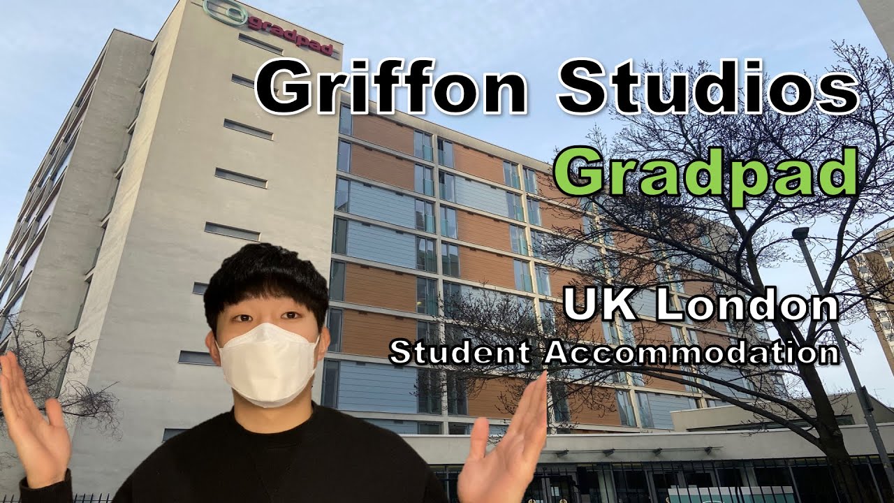 Introducing my home. Griffon Studios, Gradpad - UK London student accommodation [ENG SUB]